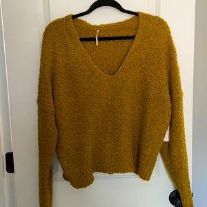 Free People Finders Keepers V Neck Sweater